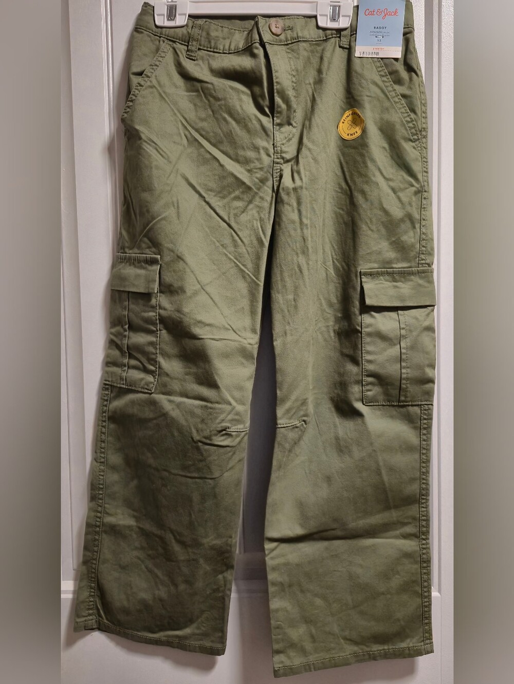 Boys Cat & Jack Cargo Pant New Witj Tags Size 12